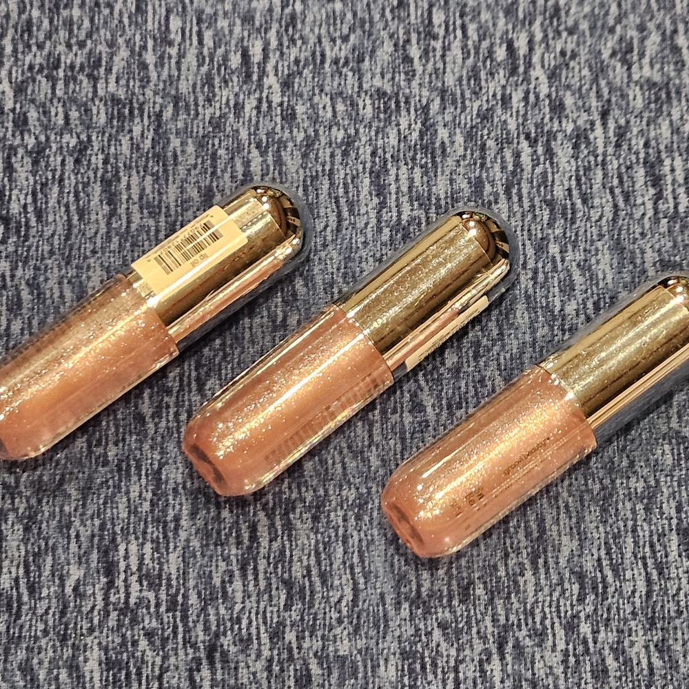 🤖♡3x Groovi Beauty Shimmer Lip Oil Snow Berry Pink